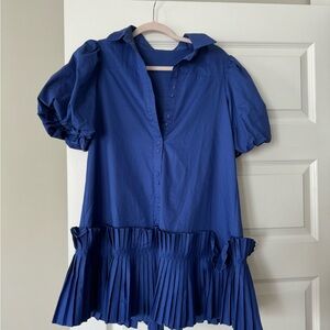 boutique blue dress aerum
